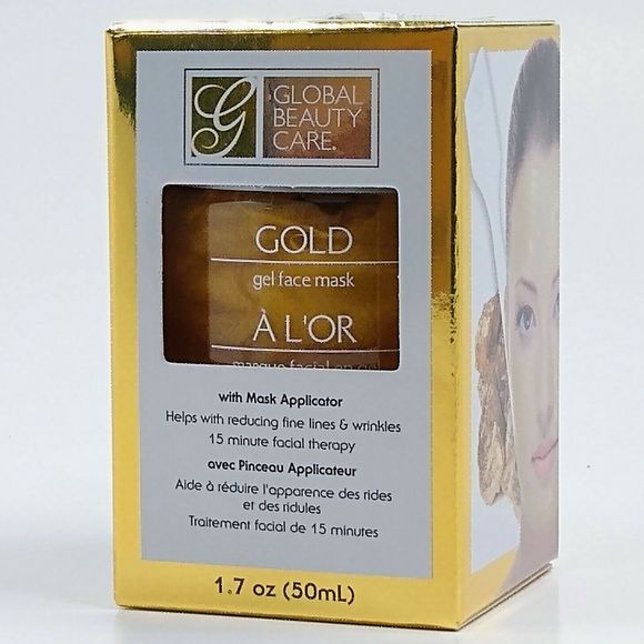 Premium Gold Gel Face Mask + Applicator - Set of 2 - Picture 4 of 4